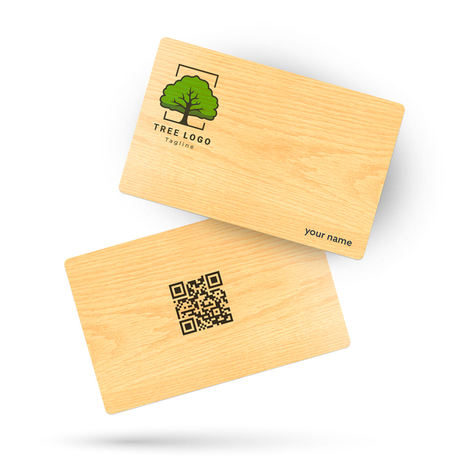 NFC Bamboo Digital Business Card