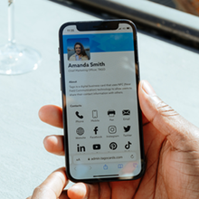 Load image into Gallery viewer, Share your details quickly by tapping your finger on any smart device with a Tago NFC Nail Chip