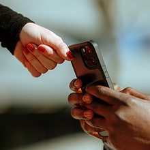 Load image into Gallery viewer, Share your details quickly by tapping your finger on any smart device with a Tago NFC Nail Chip