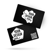 Load image into Gallery viewer, Black Plastic NFC Digital Business Card
